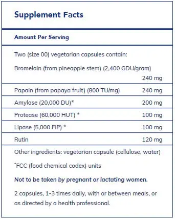 A.I. Enzymes 120’s by Pure Encapsulations - Image 2