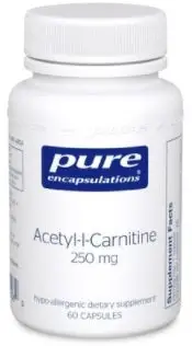 Acetyl-l-Carnitine 250 mg 60’s by Pure Encapsulations