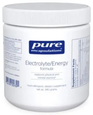 Electrolyte/Energy formula 340 g by Pure Encapsulations