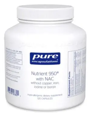 Nutrient 950 with NAC 240’s By Pure Encapsulations
