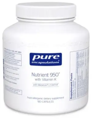 Nutrient 950 with Vitamin K 180’s By Pure Encapsulations