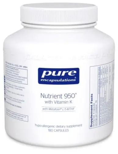Nutrient 950 with Vitamin K 180’s By Pure Encapsulations