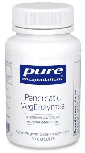 Pancreatic VegEnzymes 180’s by Pure Encapsulations