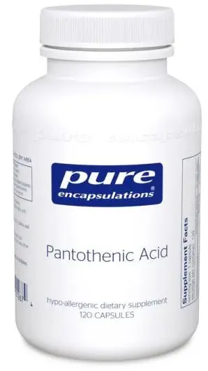 Pantothenic Acid 120’s by Pure Encapsulations