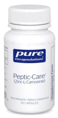 Peptic-Care ZC (Zinc-L-Carnosine) 60’s by Pure Encapsulations
