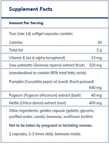 Saw Palmetto Plus by Pure Encapsulations - Image 2
