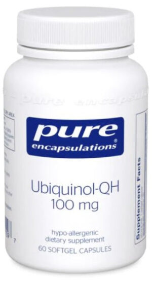 Ubiquinol-QH 100 mg 60’s by Pure Encapsulations