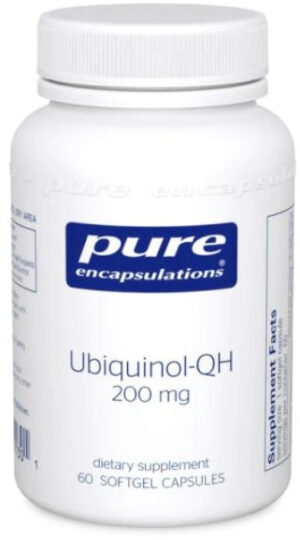 Ubiquinol-QH 200 mg 60’s by Pure Encapsulations