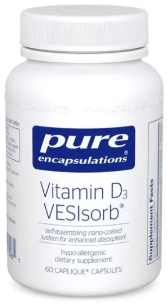 Vitamin D3 VESIsorb 60’s by Pure Encapsulations