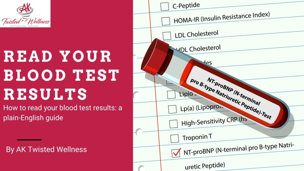 how to read blood test results