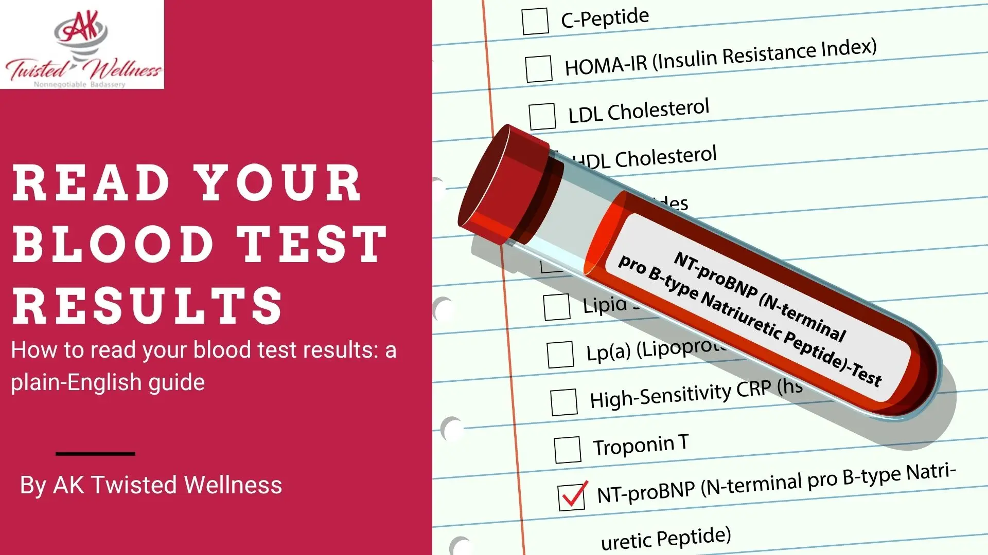 how to read blood test results