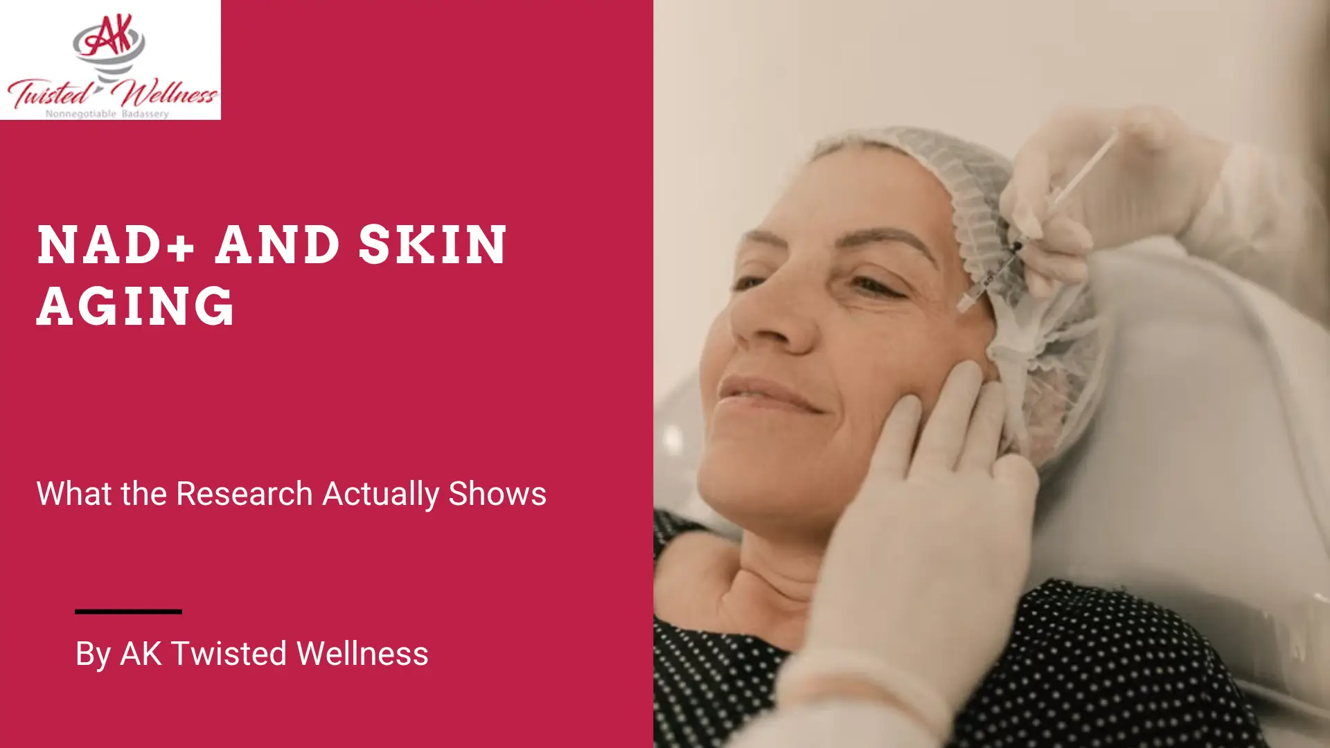 NAD+ and skin aging